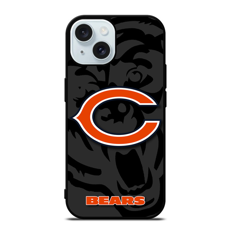 CHICAGO BEARS FOOTBALL LOGO iPhone 15 Case Cover