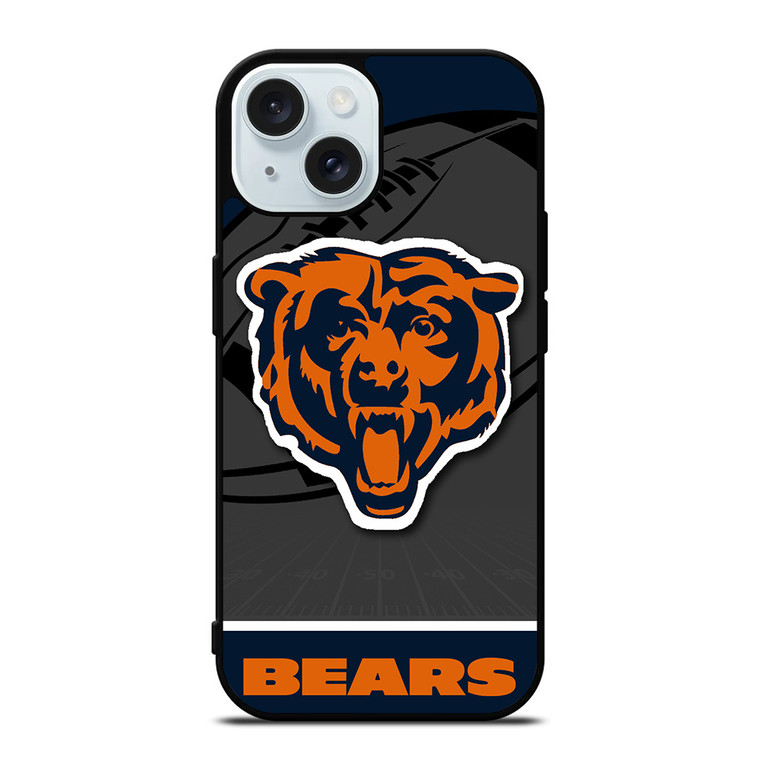 CHICAGO BEARS NFL TEAM iPhone 15 Case Cover