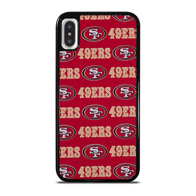 SAN FRANCISCO 49ERS PATTERN iPhone X / XS Case Cover