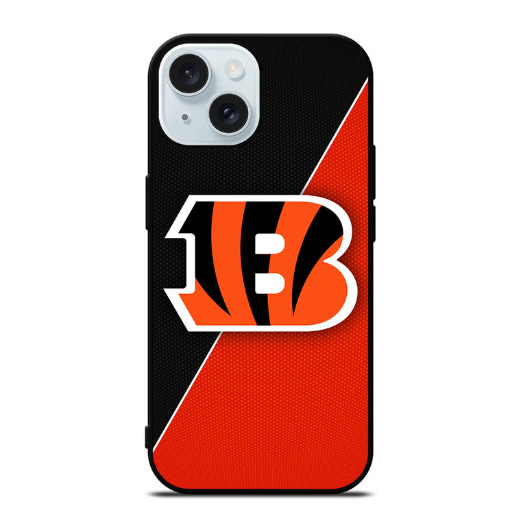 CINCINNATI BENGALS NFL FOOTBALL LOGO iPhone 15 Case Cover