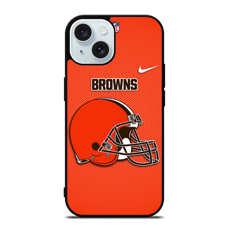 CLEVELAND BROWNS NFL FOOTBALL NIKE iPhone 15 Case Cover