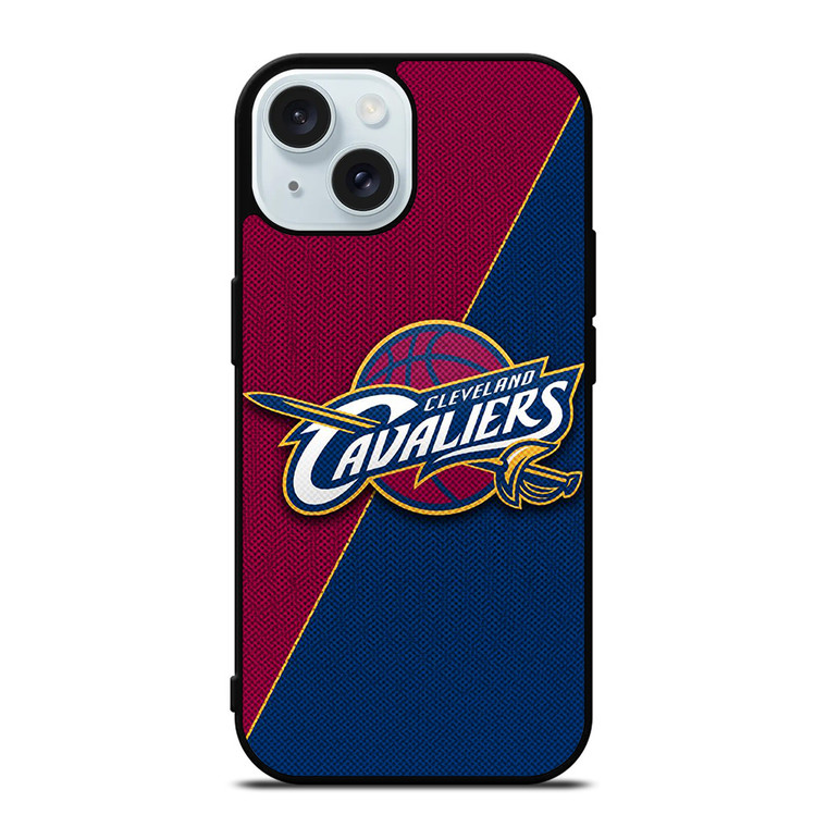 CLEVELAND CAVALIERS NBA BASKETBALL LOGO iPhone 15 Case Cover