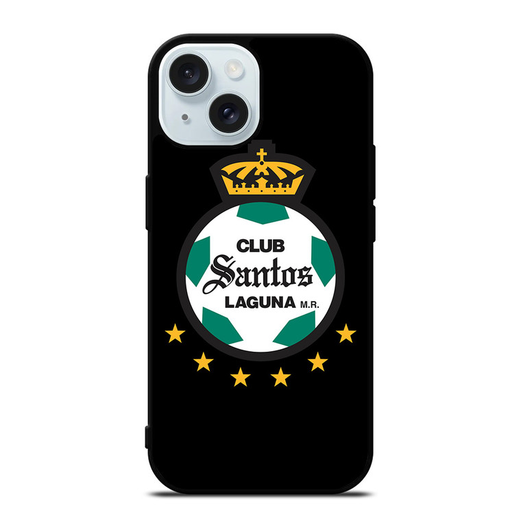 CLUB SANTOS LAGUNA FOOTBALL LOGO iPhone 15 Case Cover