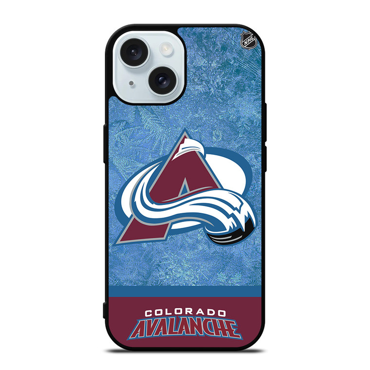 COLORADO AVALANCHE HOCKEY TEAM iPhone 15 Case Cover