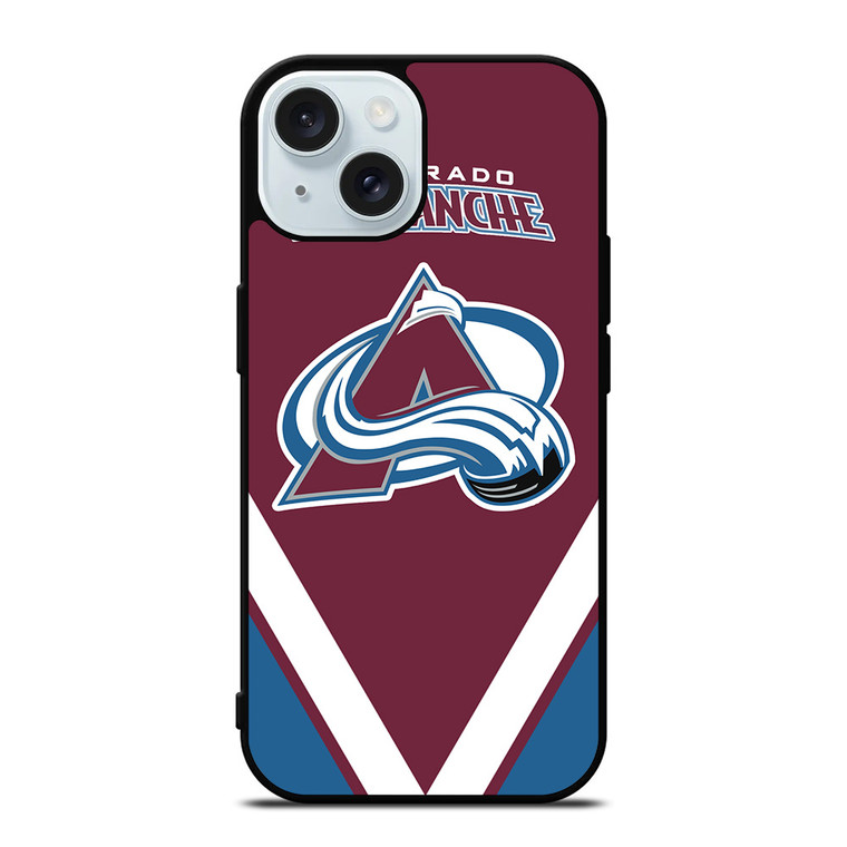 COLORADO AVALANCHE ICE HOCKEY LOGO iPhone 15 Case Cover