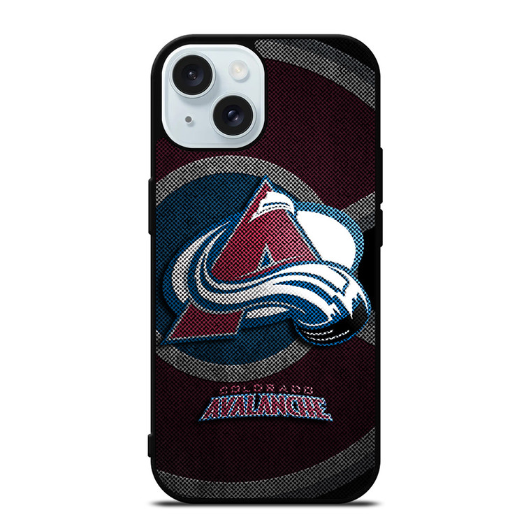 COLORADO AVALANCHE NHL HOCKEY 2 iPhone 15 Case Cover COLORADO AVALANCHE NHL HOCKEY 2 iPhone 15 Case Cover