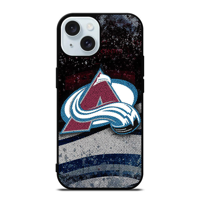 COLORADO AVALANCHE NHL HOCKEY 3 iPhone 15 Case Cover
