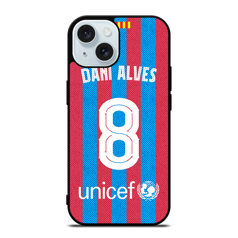 DANI ALVES 8 FC BARCELONA iPhone 15 Case Cover