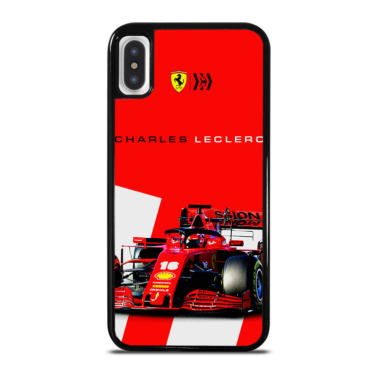 SCUDERIA FERRARI CHARLES LECLERC F1 iPhone X / XS Case Cover