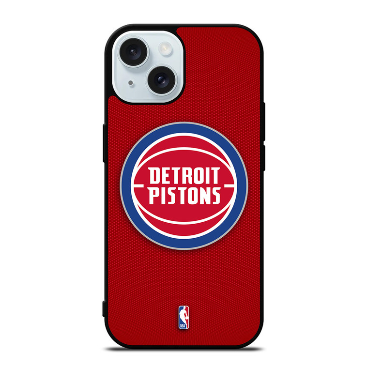 DETROIT PISTONS BASKETBALL NBA iPhone 15 Case Cover