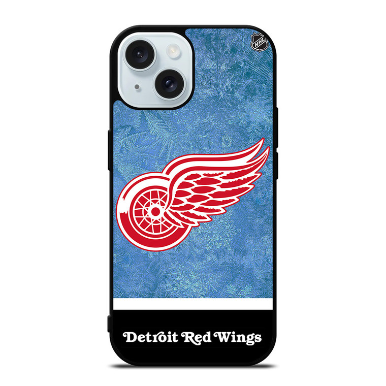 DETROIT RED WINGS HOCKEY TEAM iPhone 15 Case Cover