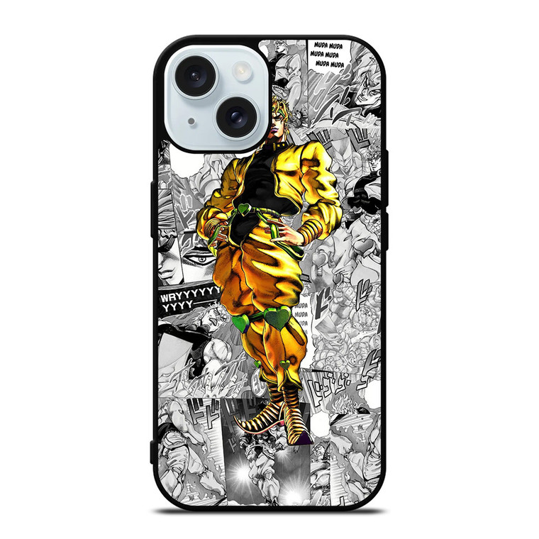 DIO BRANDO JOJO'S BIZARRE ADVENTURE ANIME iPhone 15 Case Cover