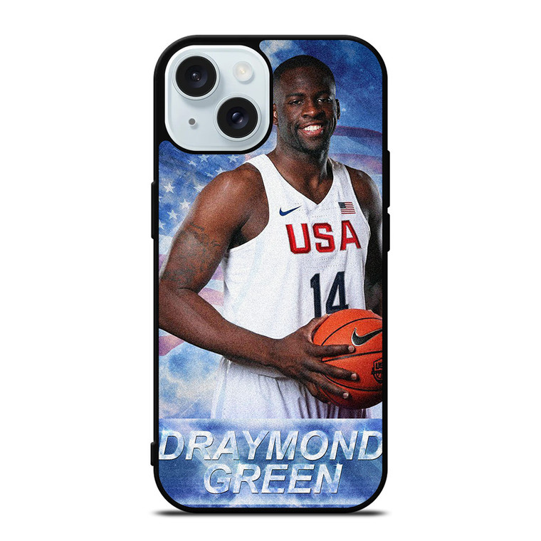 DRAYMOND GREEN USA BASKETBALL TEAM iPhone 15 Case Cover