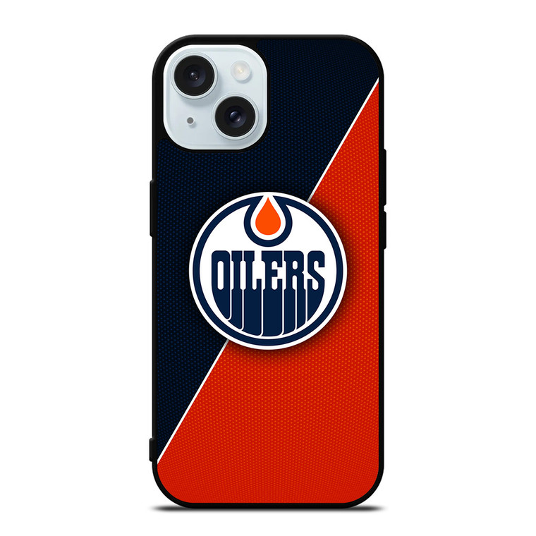 EDMONTON OILERS NHL HOCKEY LOGO iPhone 15 Case Cover