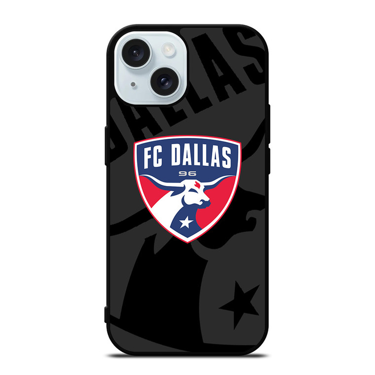 FC DALLAS MLS BLACK iPhone 15 Case Cover