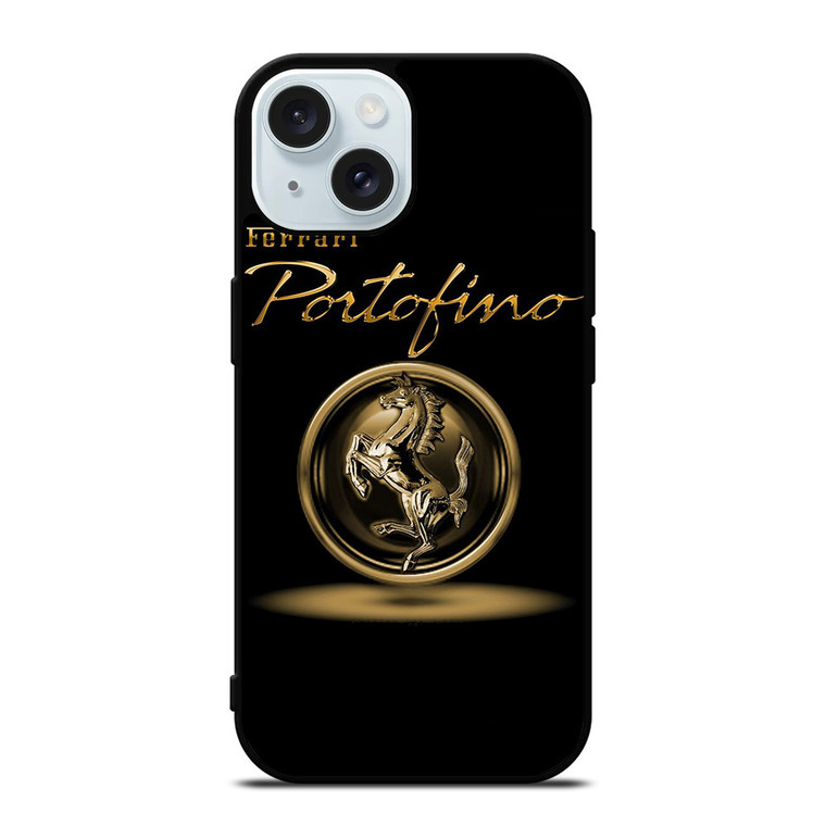 FERRARI PORTOFINO GOLD iPhone 15 Case Cover