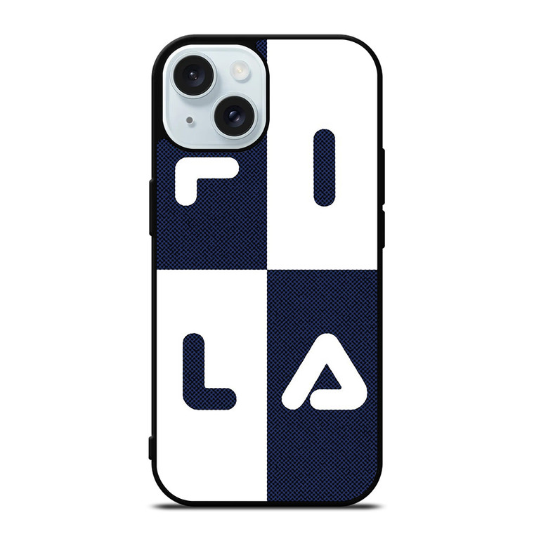 FILA SQUARE PATTERN iPhone 15 Case Cover