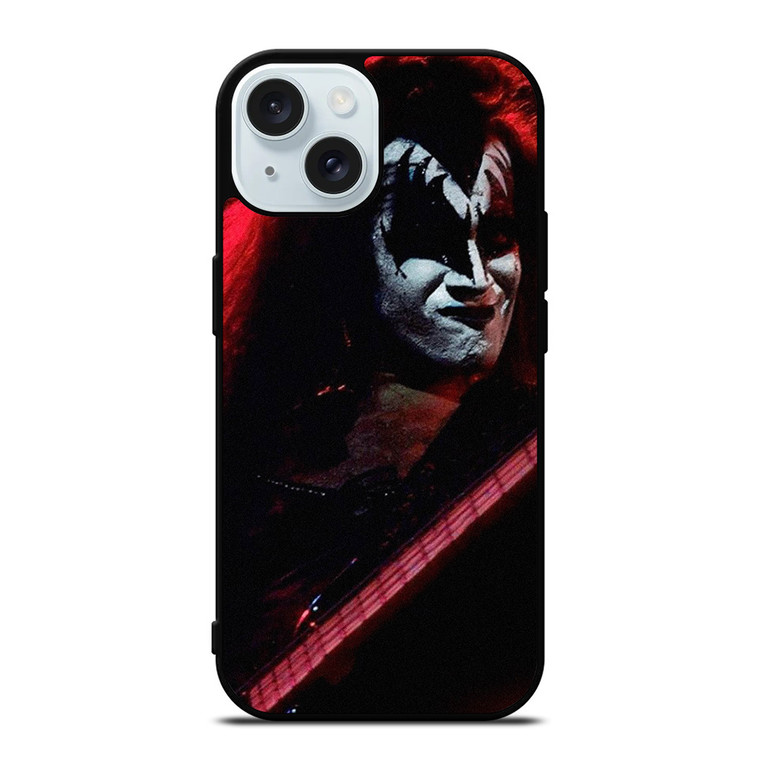 GENE SIMMONS KISS GUITARIST iPhone 15 Case Cover
