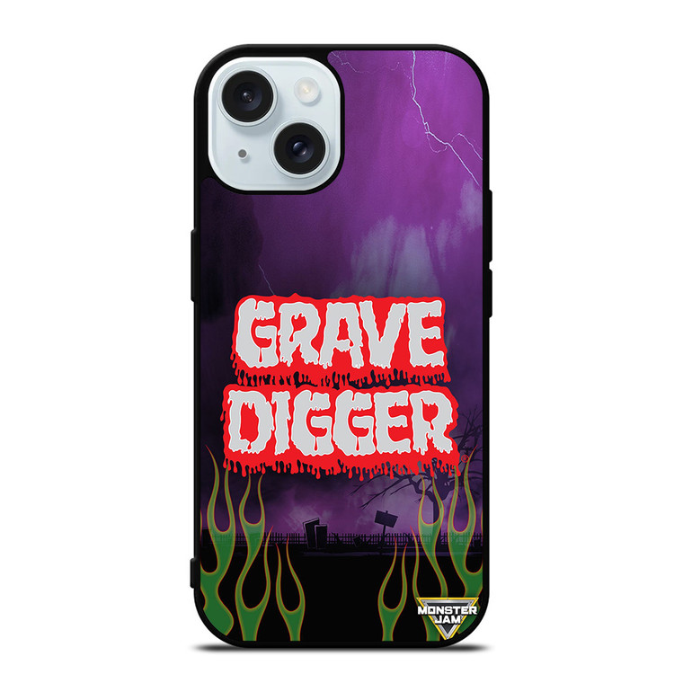 GRAVE DIGGER MONSTER TRUCK iPhone 15 Case Cover