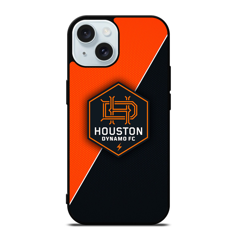HOUSTON DYNAMO FC SOCCER MLS iPhone 15 Case Cover
