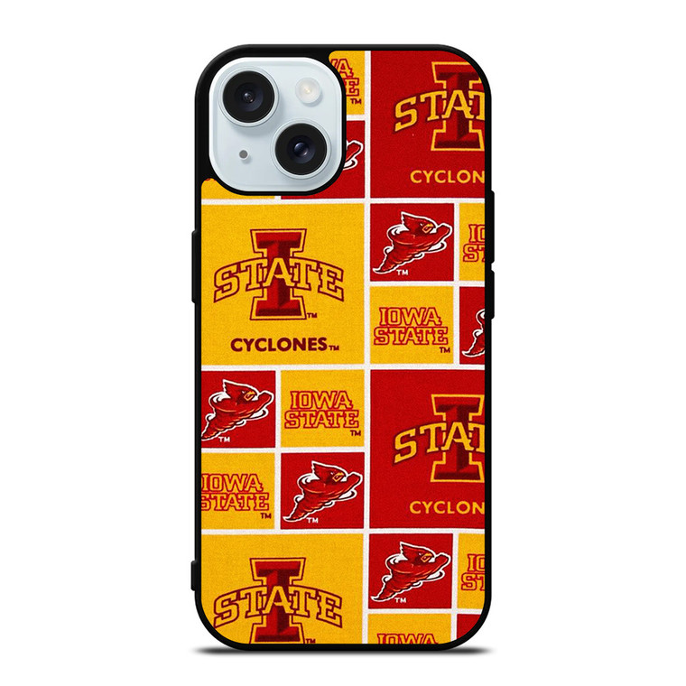 IOWA STATE CYCLONES FOOTBALL COLLAGE iPhone 15 Case Cover