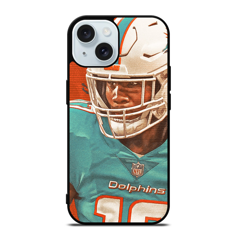 JAYLEN WADDLE MIAMI DOLPHINS NFL iPhone 15 Case Cover