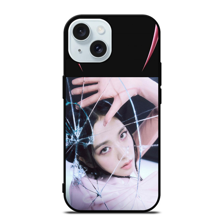 JISOO BLACKPINK PINK VENOM iPhone 15 Case Cover