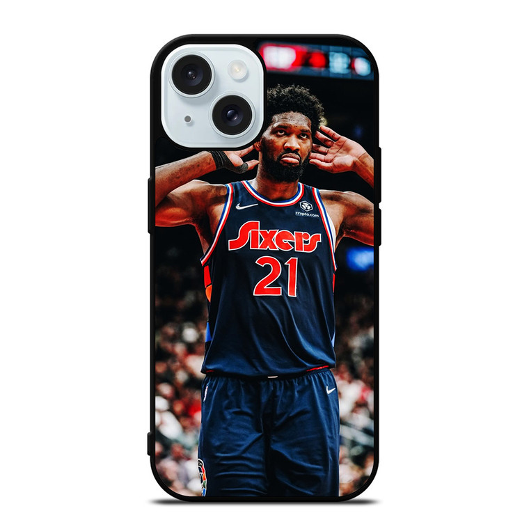 JOEL EMBIID PHILADELPHIA SIXERS COOL iPhone 15 Case Cover