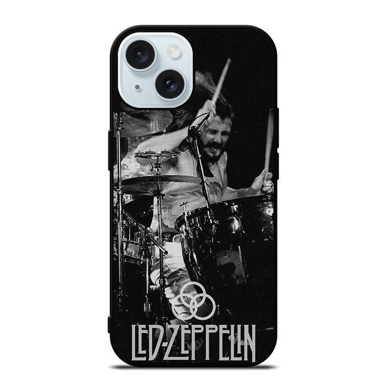 JOHN BONHAM LED ZEPPELIN iPhone 15 Case Cover
