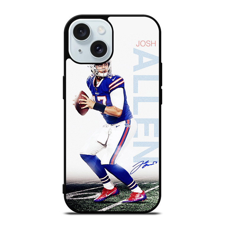 JOSH ALLEN BUFFALO BILLS NFL iPhone 15 Case Cover