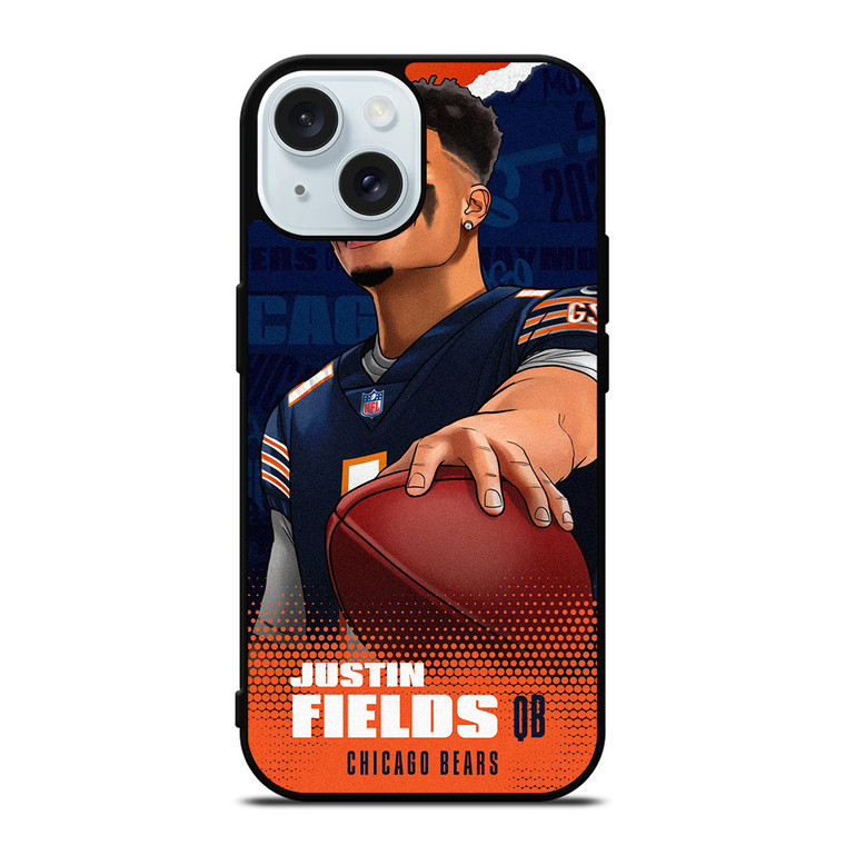 JUSTIN FIELDS CHICAGO BEARS iPhone 15 Case Cover