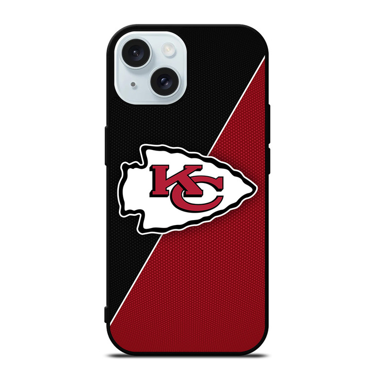 KANSAS CITY CHIEFS NFL FOOTBALL LOGO iPhone 15 Case Cover