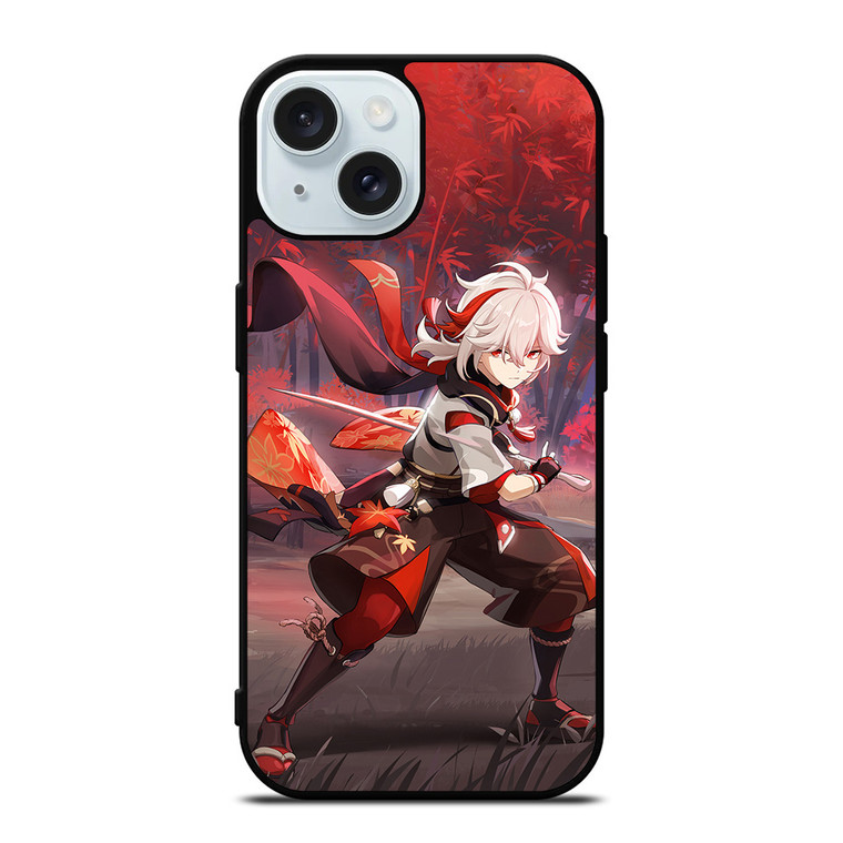 KAZUHA GENSHIN IMPACT iPhone 15 Case Cover KAZUHA GENSHIN IMPACT iPhone 15 Case Cover