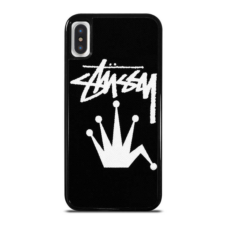 STUSSY PARIS BENT CROWN iPhone X / XS Case Cover