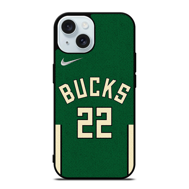 KHRIS MIDDLETON MILWAUKEE BUCKS NIKE NBA 2021-22 iPhone 15 Case Cover KHRIS MIDDLETON MILWAUKEE BUCKS NIKE NBA 2021-22 iPhone 15 Case Cover