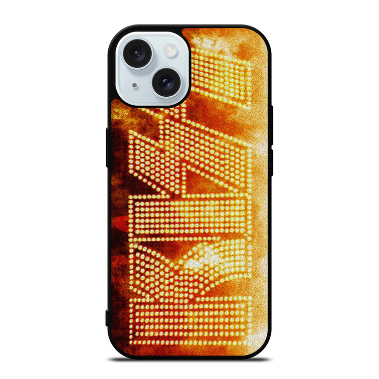 KISS ROCK BAND FIRE LOGO iPhone 15 Case Cover KISS ROCK BAND FIRE LOGO iPhone 15 Case Cover