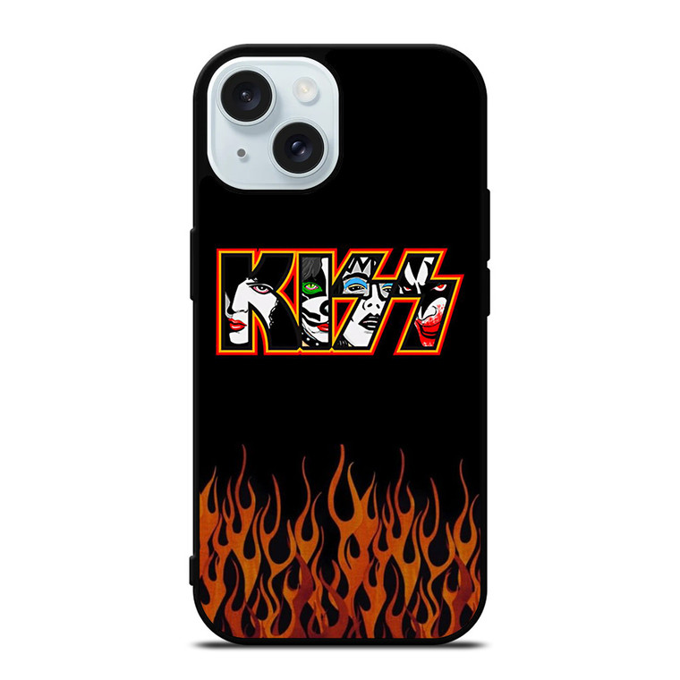 KISS ROCK BAND MEMBERS iPhone 15 Case Cover