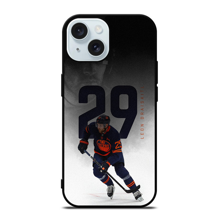LEON DRAISAITL EDMONTON OILERS iPhone 15 Case Cover