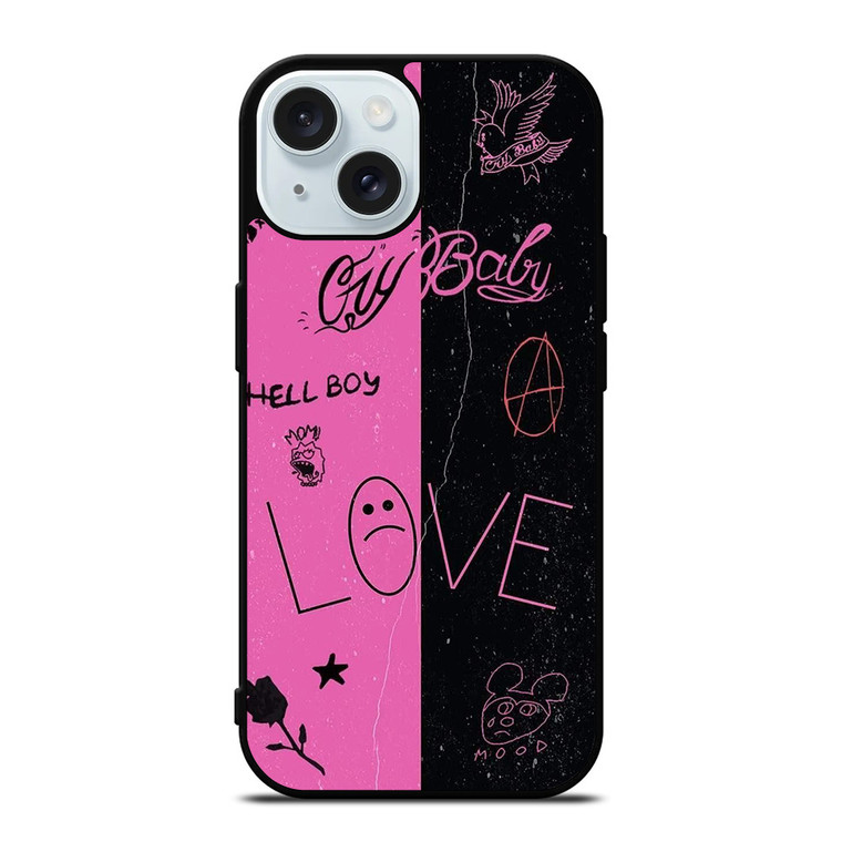 LIL PEEP LOVE PINK iPhone 15 Case Cover LIL PEEP LOVE PINK iPhone 15 Case Cover