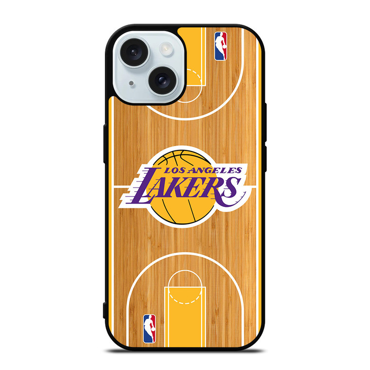 LOS ANGELES LAKERS NBA ARENA iPhone 15 Case Cover
