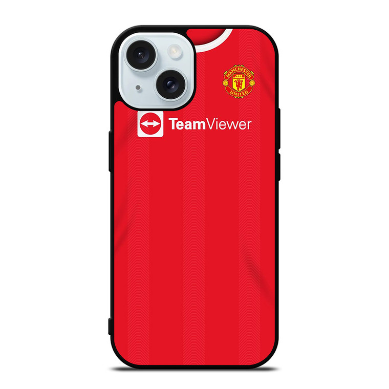 MANCHESTER UNITED 2021 HOME JERSEY iPhone 15 Case Cover