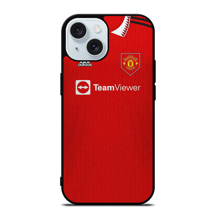 MANCHESTER UNITED JERSEY 2022-23 iPhone 15 Case Cover