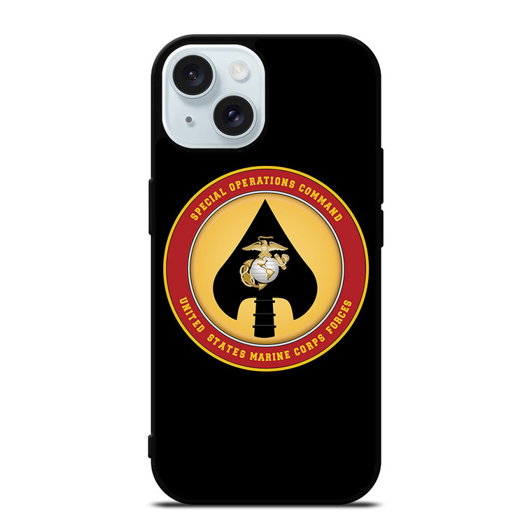 MARSOC UNITED STATES MARINES iPhone 15 Case Cover MARSOC UNITED STATES MARINES iPhone 15 Case Cover