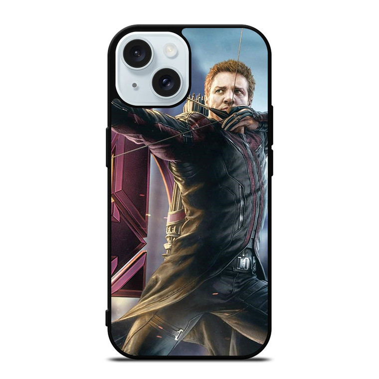 MARVEL HAWKEYE JEREMY RENNER iPhone 15 Case Cover