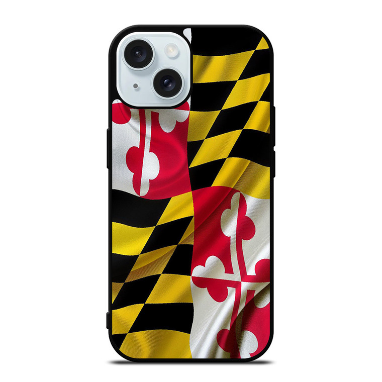 MARYLAND STATES FLAG iPhone 15 Case Cover