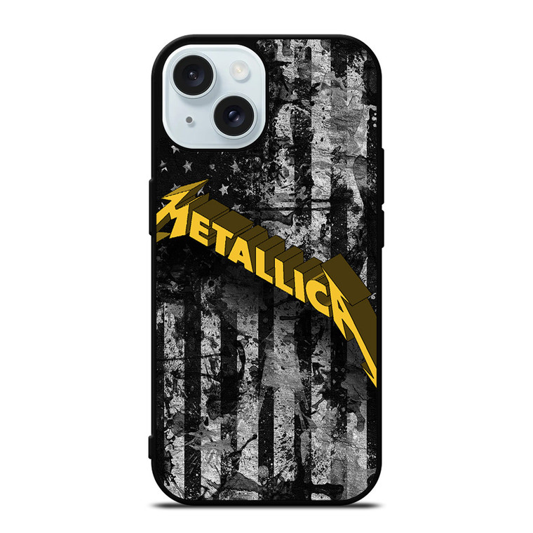 METALLICA AMERICA ROCK BAND iPhone 15 Case Cover