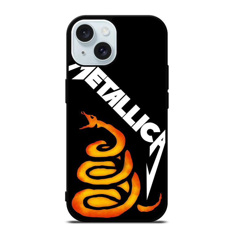 METALLICA METAL BAND SNAKE iPhone 15 Case Cover