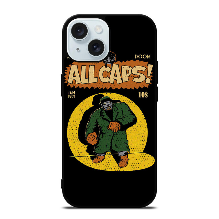 MF DOOM MADLIB ALL CAPS iPhone 15 Case Cover
