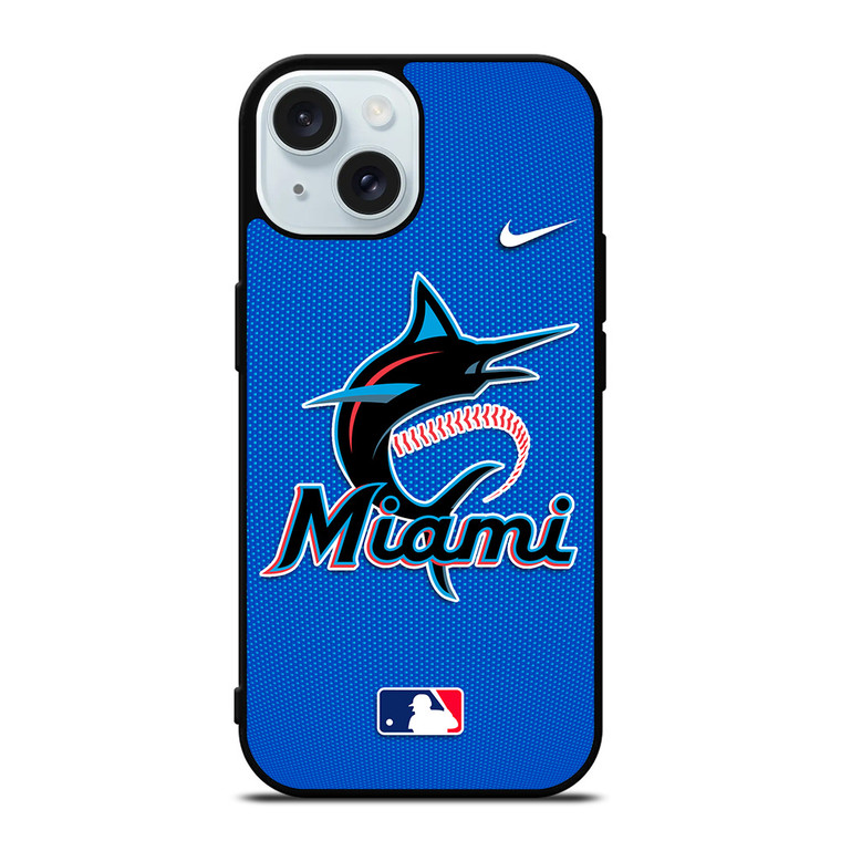 MIAMI MARLINS MLB BASEBALL NIKE iPhone 15 Case Cover