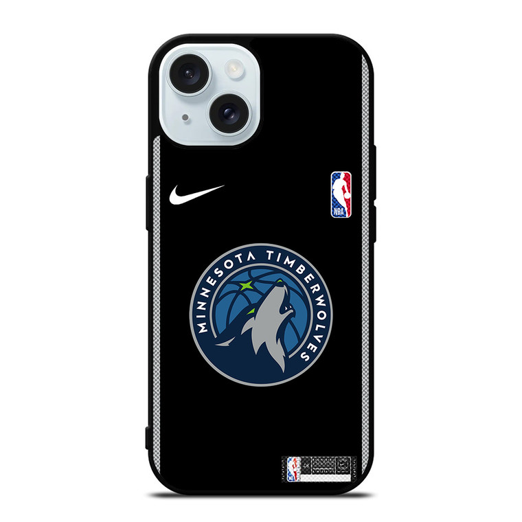 MINNESOTA TIMBERWOLVES NIKE NBA BASKETBALL iPhone 15 Case Cover